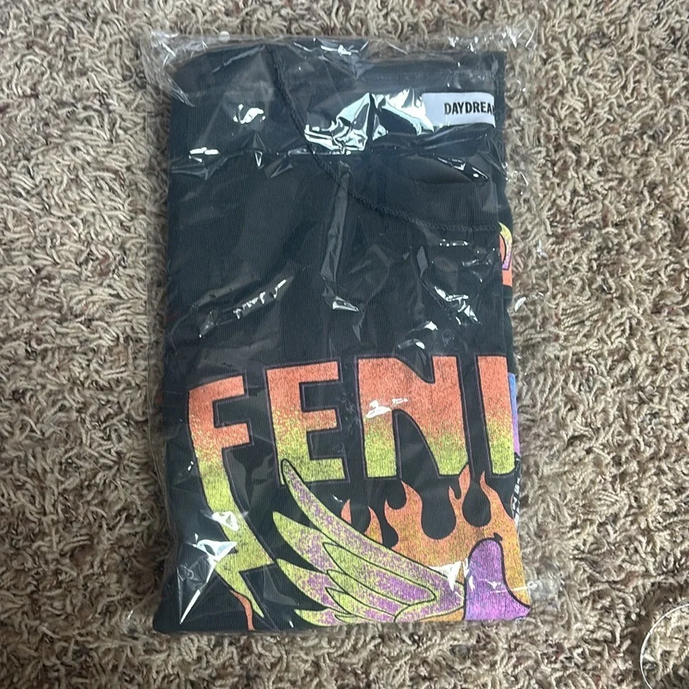 Fender Black Tee with Colorful Guitar Graphic - Picture 7 of 7